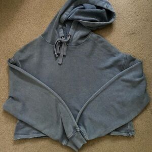 Flirtitude Active Cropped Hoodie Blue Size XS